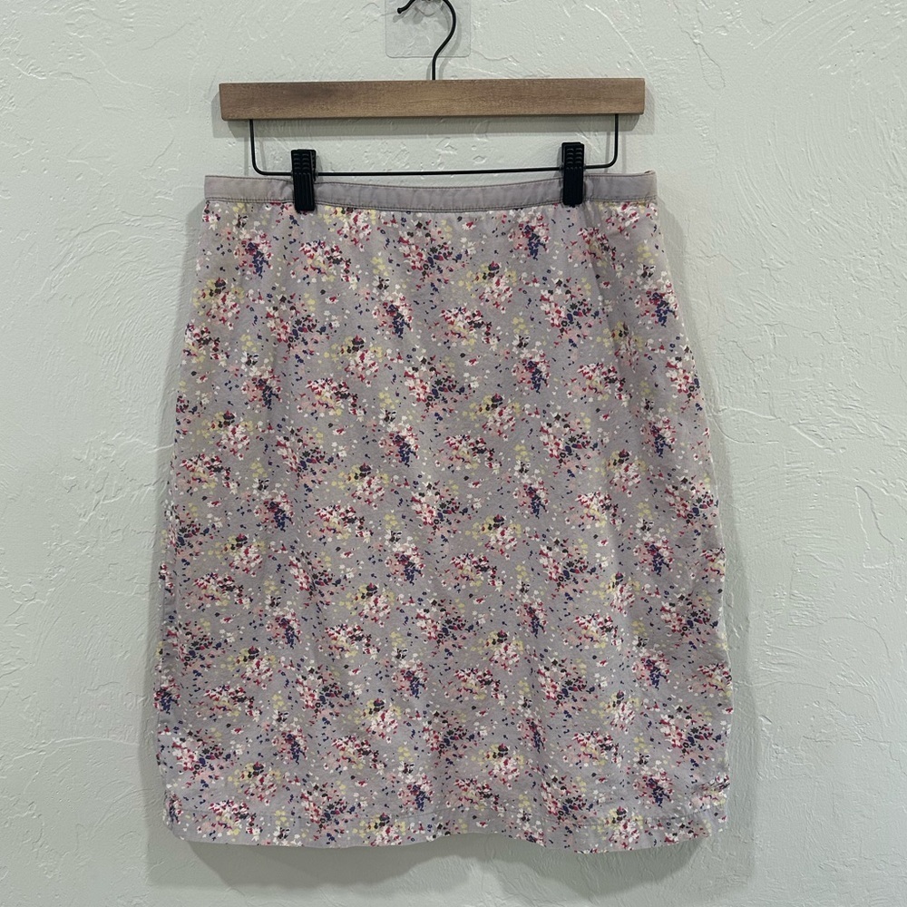 Boden Floral side zip skirt 10L